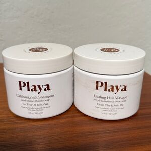 NEW Playa California Salt Shampoo & Healing Hair Masque Set